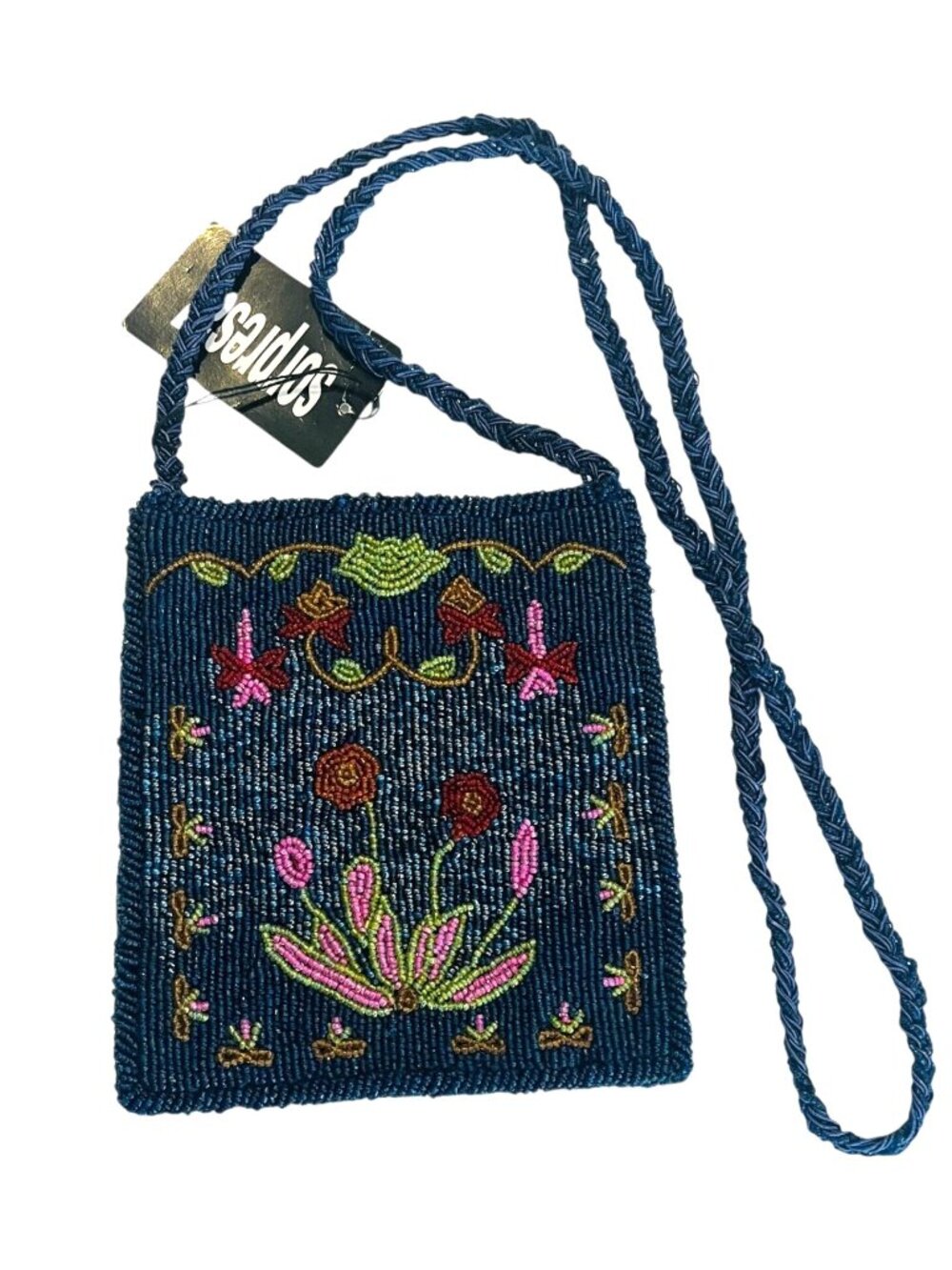 SORPRESA Purse with Strap and Magnetic Closure / Flower Design - NEW with Tags - Picture 6 of 6